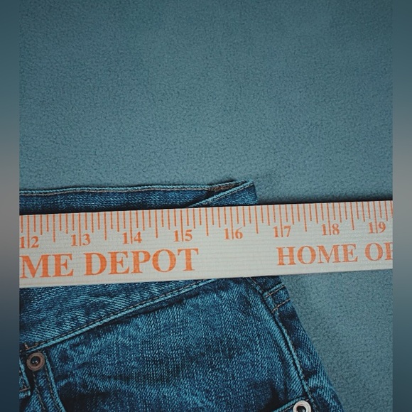 Taylor Stitch Jeans Mens 34 Selvedge Blue Wash Cotton Button Fly - Picture 4 of 5